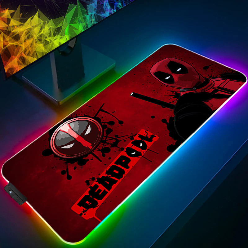 Gaming Keyboard En Mouse - لوحة ماوس LED للألعاب بإضاءة خلفية
