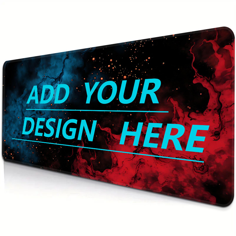 Gaming Keyboard And Mouse Pad - حصيرة مكتب كبيرة مخصصة، يمكن تصميمها