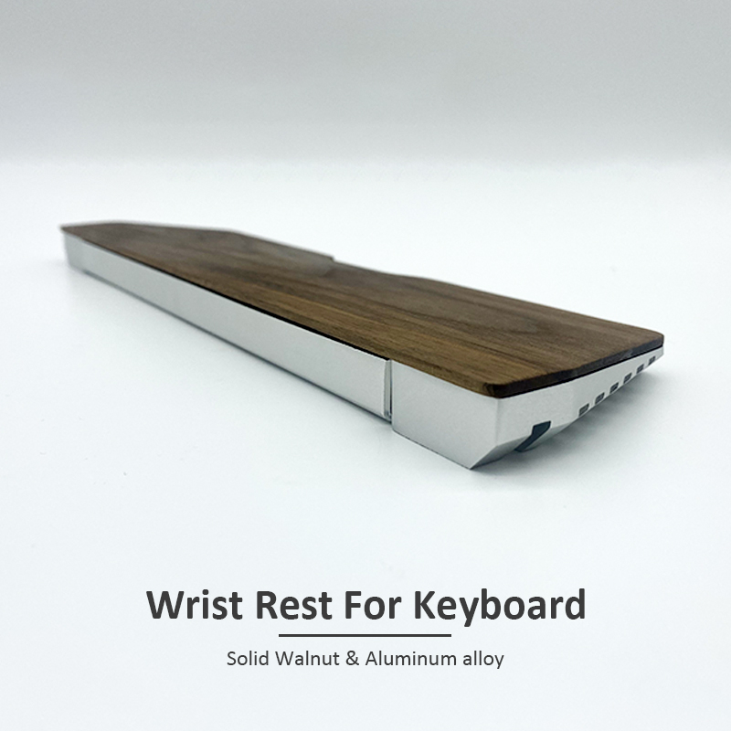 Gaming Keyboard Ergonomics - مسند راحة اليد من خشب الجوز
