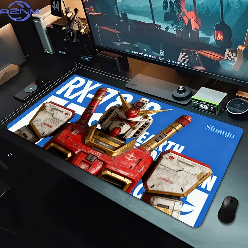 Gaming Keyboard Non Mechanical - حصيرة مكتب كبيرة الحجم بتصميم RX-78-2