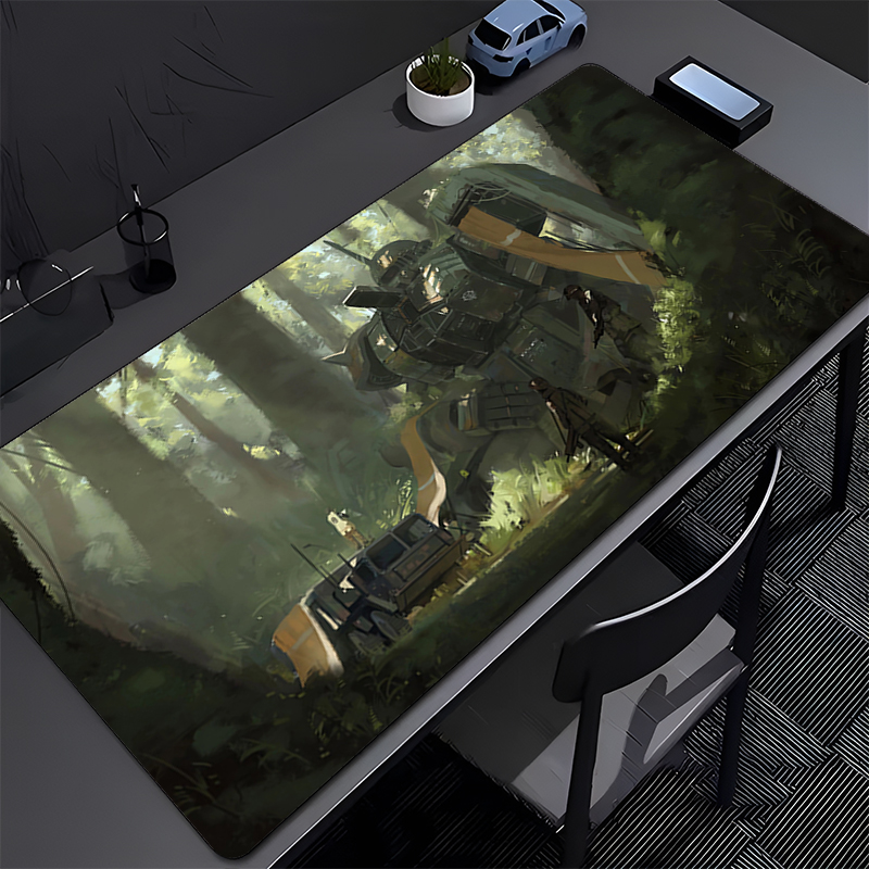 لوحة ماوس 90×40 سم بتصميم أنيم - مراجعة Gaming Keyboard En Mouse وسعره
