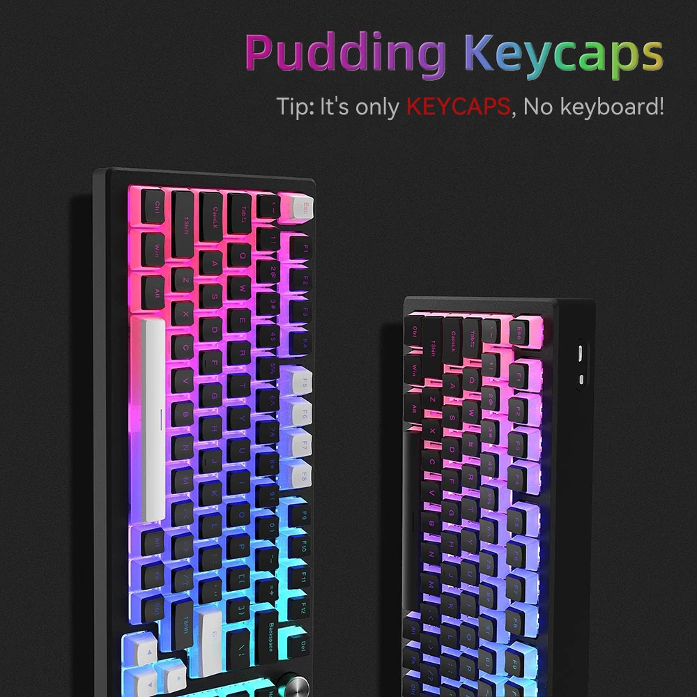 أغطية مفاتيح PBT جديدة 129 مفت - مراجعة Gaming Keyboard And Mouse Set وسعره