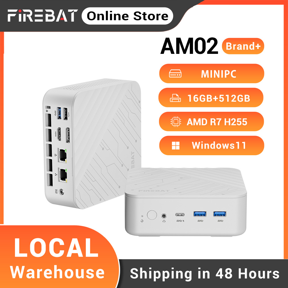 كمبيوتر مكتبي صغير FIREBAT AM0 - مراجعة Amd Cpu Ryzen 7 وسعره