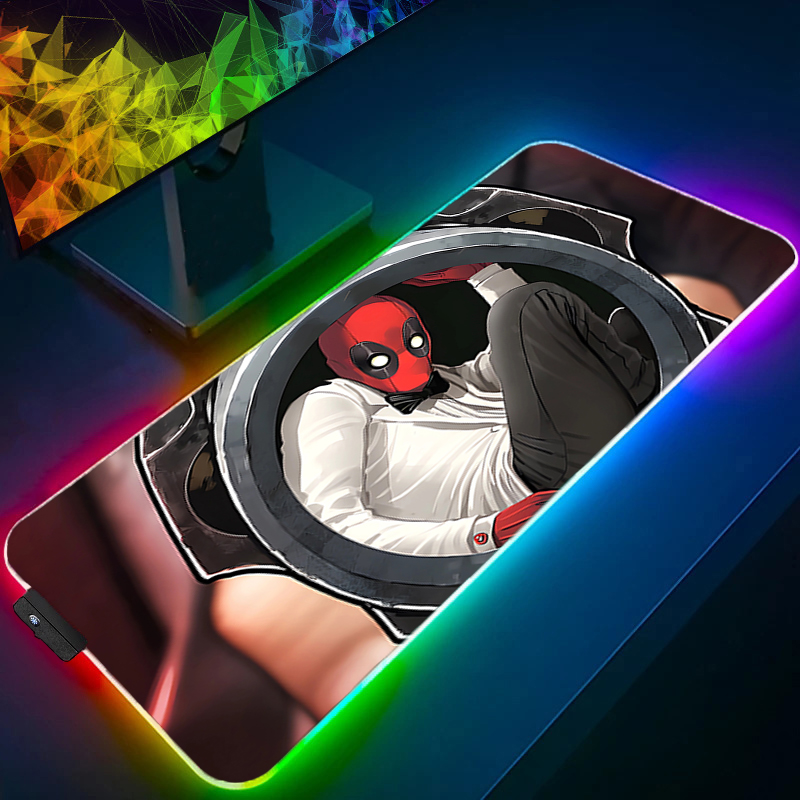 لوحة ماوس LED للألعاب بإضاءة خ - مراجعة Gaming Keyboard En Mouse وسعره