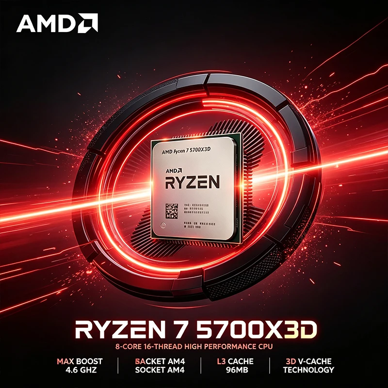 معالج AMD Ryzen 7 5700X3D للكم - مراجعة Amd Cpu Ryzen 7 وسعره