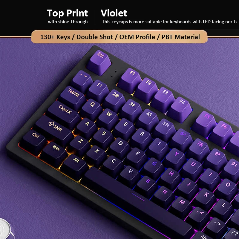 أغطية مفاتيح مخصصة بتدرج اللون - مراجعة Gaming Keyboard Top وسعره