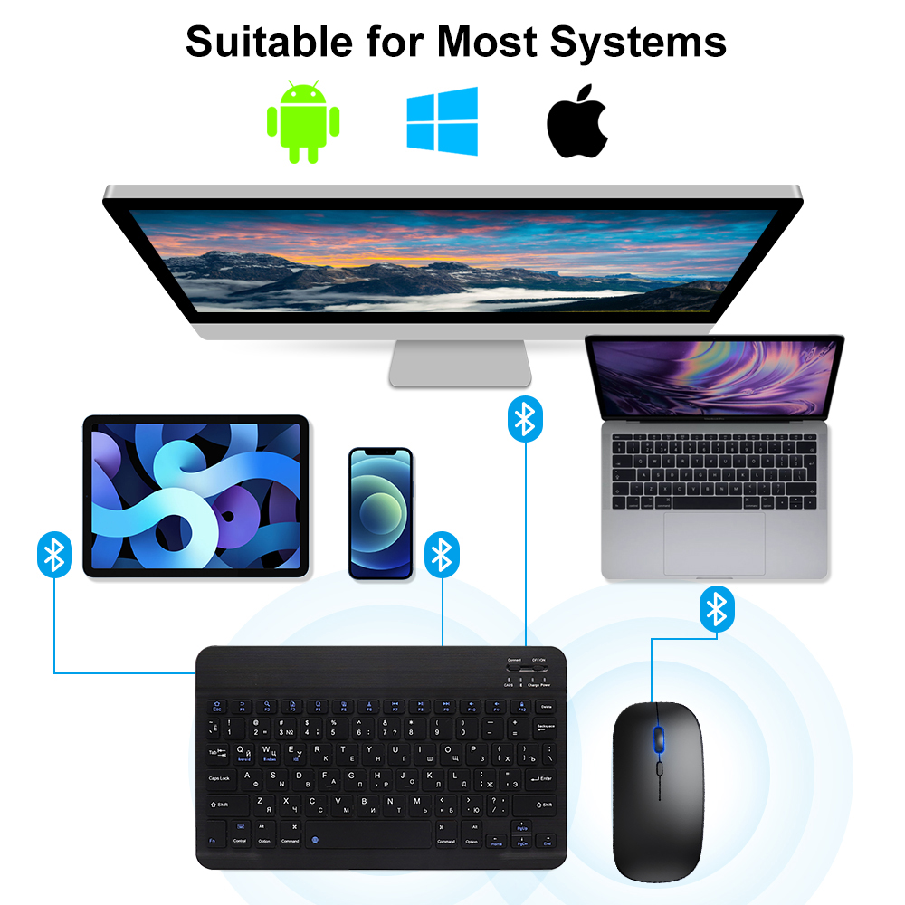 لوحة مفاتيح وماوس بلوتوث لأجهز - مراجعة Gaming Keyboard Ergonomics وسعره