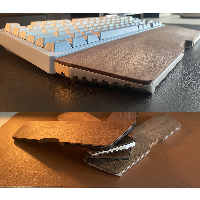 مسند راحة اليد من خشب الجوز ال - مراجعة Gaming Keyboard Ergonomics وسعره