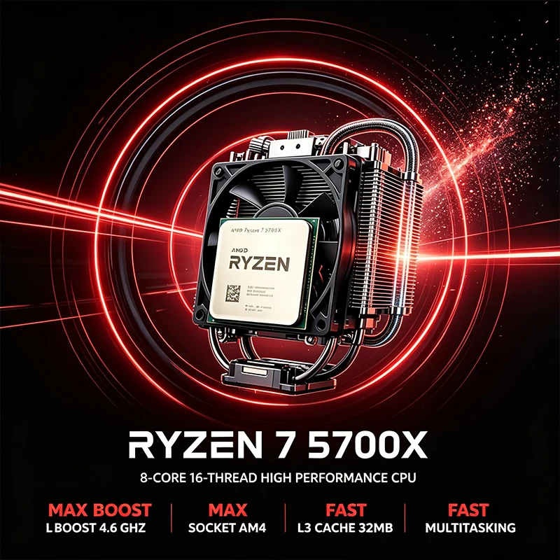 معالج AMD Ryzen 7 5700X ثماني  - مراجعة Amd Cpu Ryzen 7 وسعره