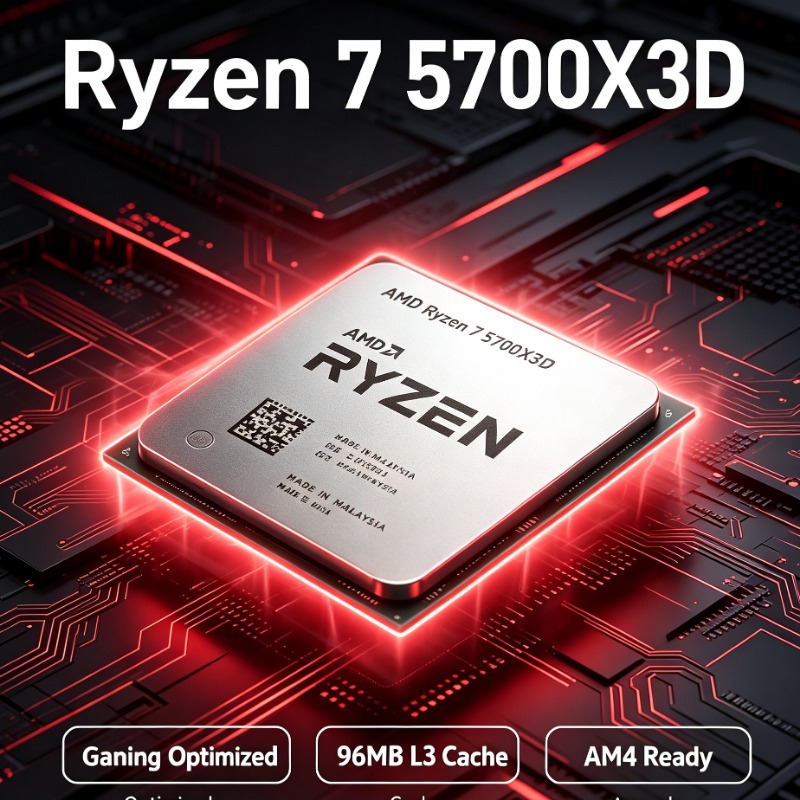 معالج Ryzen 7 5700X3D للكمبيوت - مراجعة Amd Cpu Ryzen 7 وسعره